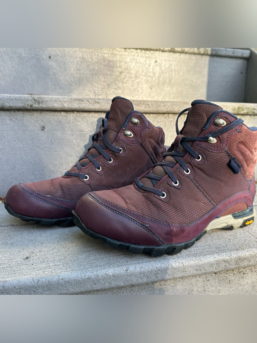 Ahnu Women’s Burgundy Outdoor Hiking Boots